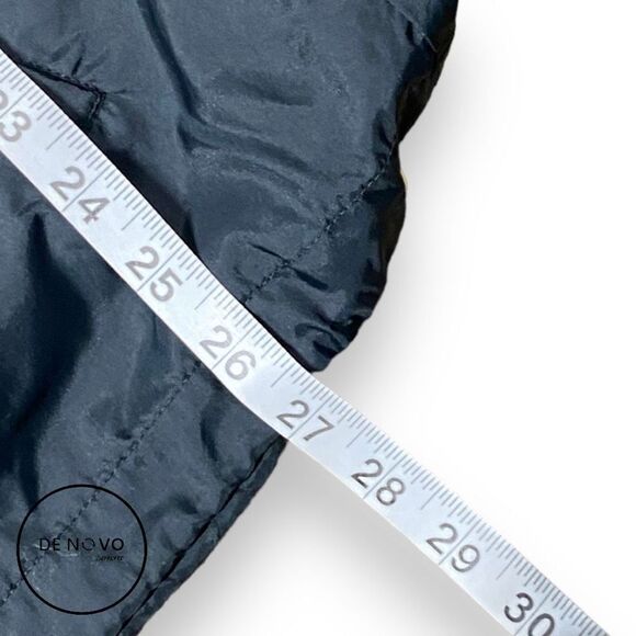 CHEETAH MEN’S Vintage Full Zip Hooded Windbreaker Jacket Size Large Black Blue - Picture 6 of 6